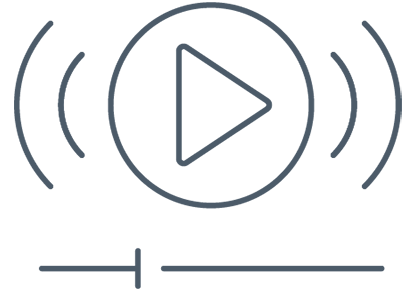 Audio Video Product Design Icon