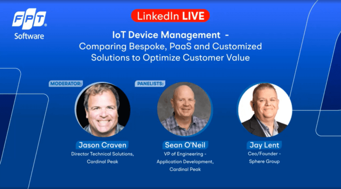 IoT Device management LinkedIn Live thumbnail