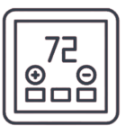 smart home webpage table icons_smart thermostat