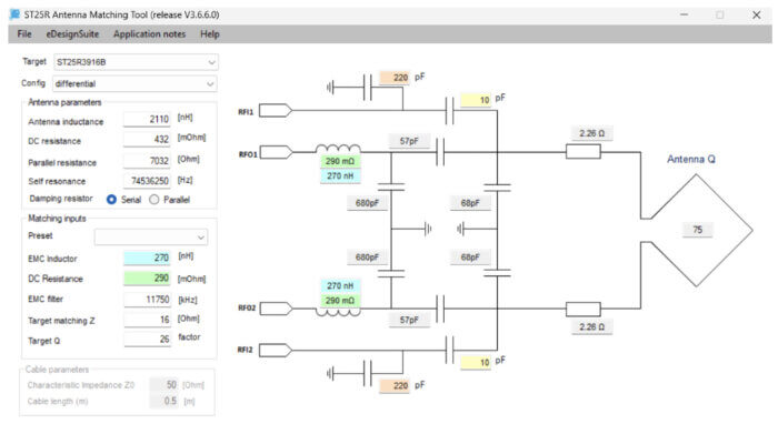 NFC Antenna Matching Tool